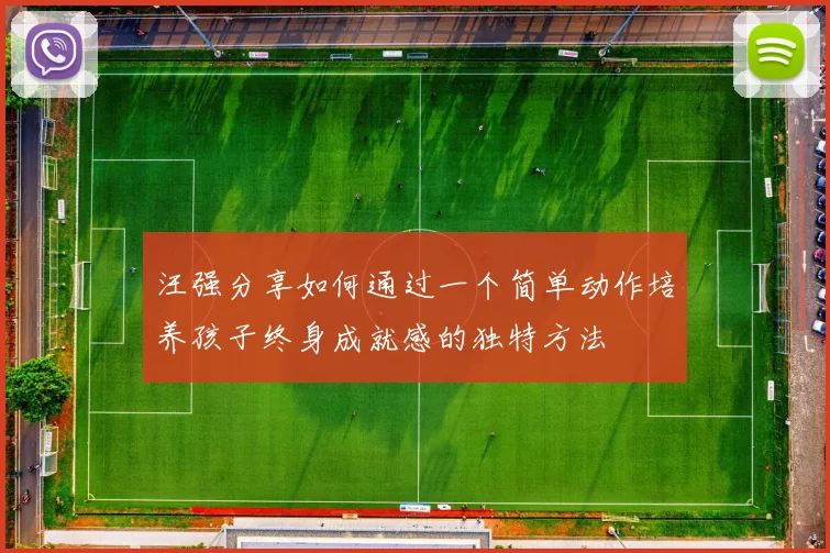 汪强分享如何通过一个简单动作培养孩子终身成就感的独特方法